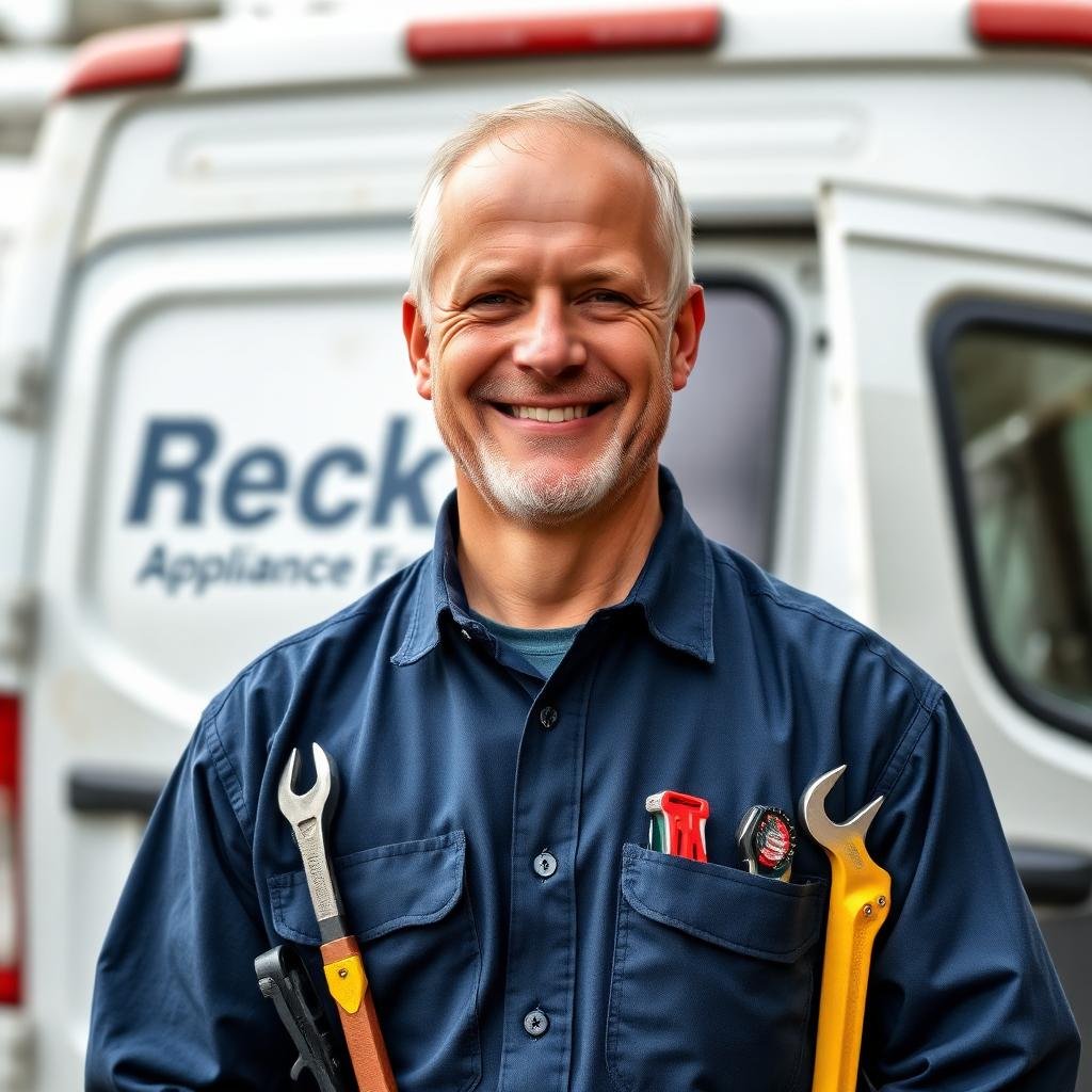 Rick, the appliance repair technician at The Fix It Man in Dover, DE